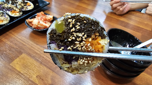 거제도 쌤김밥 톳김밥