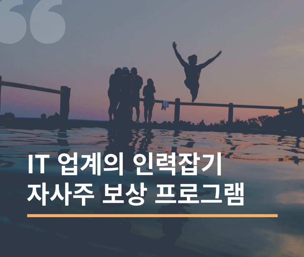  IT업계의 인력잡기 자사주 보상[네이버, 카카오, 크래프톤, 펄어비스, 줌인터넷]