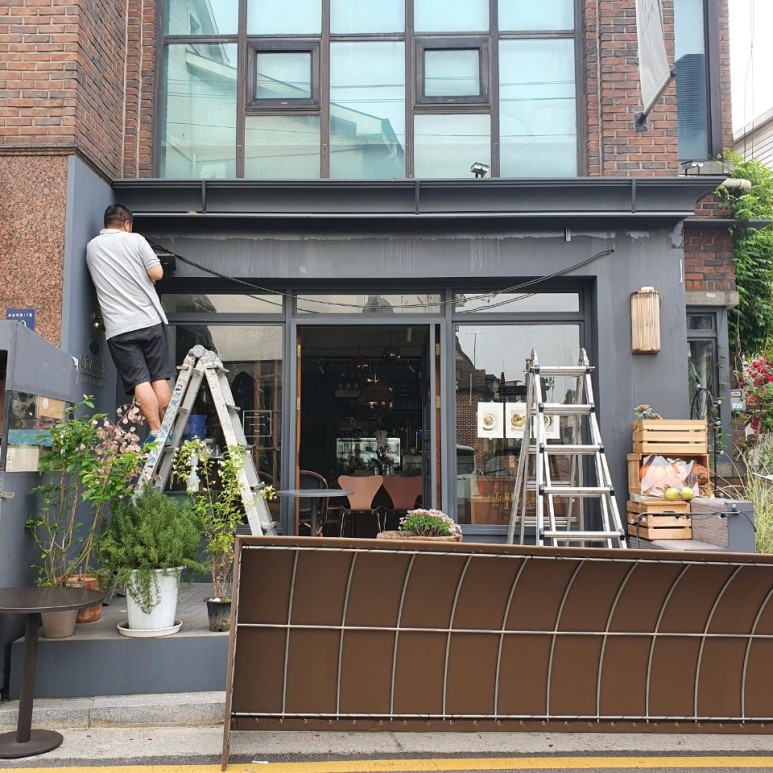 [변경] 카페 글라세 [고정식 어닝] 9