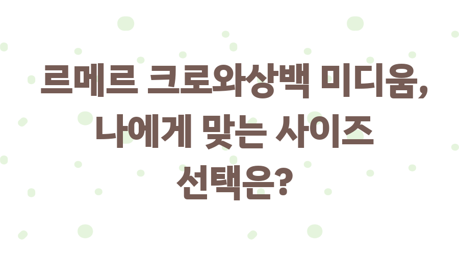 르메르 크로와상백 미디움? 200만원 가치 있을까? - 르메르 크로와상백 미디움, 나에게 맞는 사이즈 선택은? 르메르 크로와상백 미디움? 200만원 가치 있을까? - 르메르 크로와상백 미디움, 나에게 맞는 사이즈 선택은?