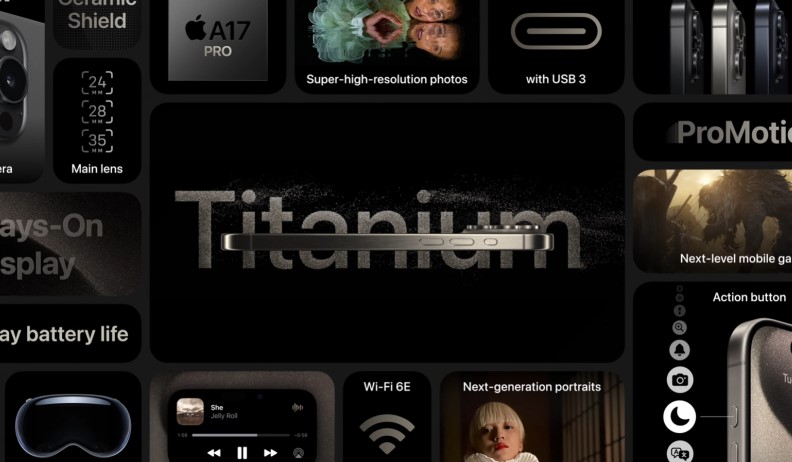 아이폰15 프로 티타늄 소재