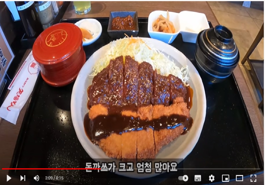  일본에서 제일 인기있는 미소카츠집에 가보았다