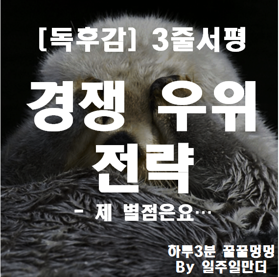 독후감 3줄서평 경쟁 우위 전략