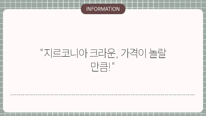 어금니 지르코니아 크라운 가격