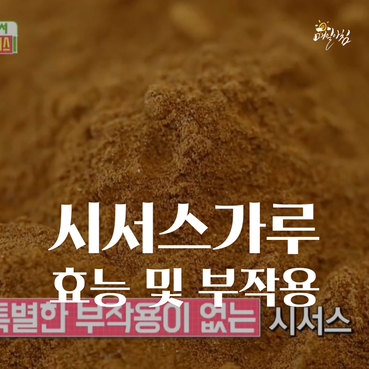  다이어트 최고봉 시서스가루 우리가 모르는 부작용