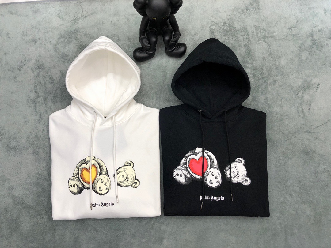  [PALM ANGELS] 팜엔젤스 스케치 킬더베어 스웨트 셔츠 후드 티셔츠 (2 COLOR)