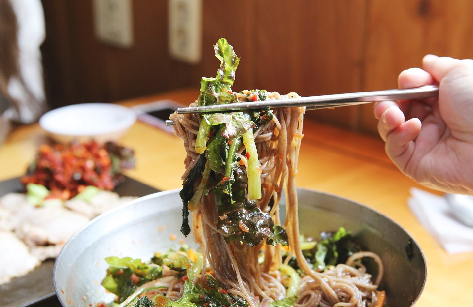  대관령 맛집 방림메밀막국수 대박이었습니다.