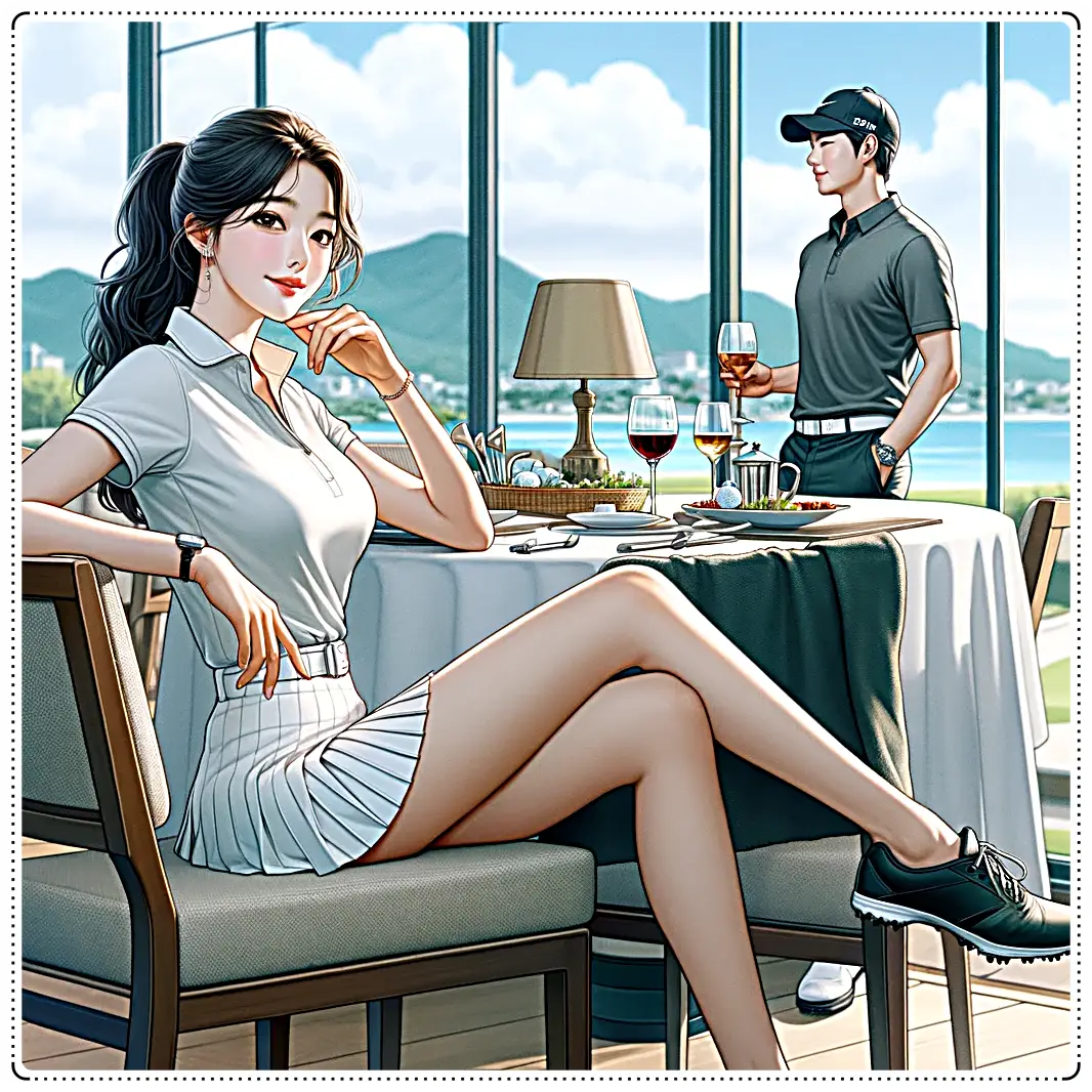 해남 파인비치CC에서의 완벽한 봄 골프 휴가