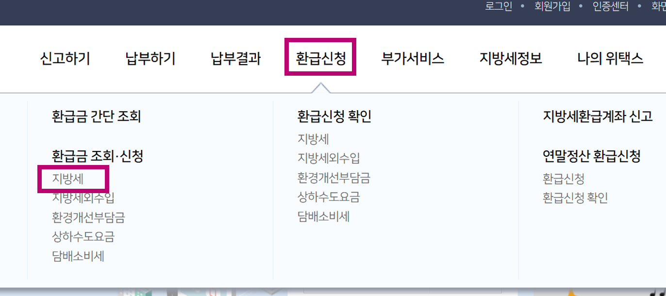  자동차세 환급금, 신청 및 조회 계산기 알아보기