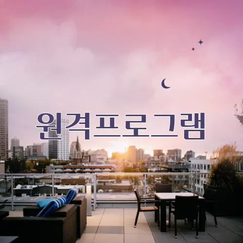 원격프로그램