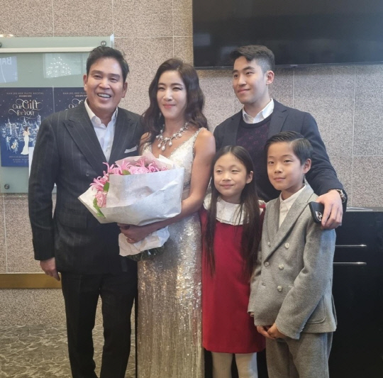 정용진 신세계그룹 회장 가족.