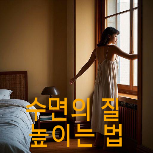 [수면의 질 높이는 법] 하루 10분 습관으로 숙면하는 비결