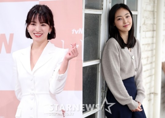  송혜교, 전소니와 10살 뛰어넘은 우정 "너처럼 예쁘다"