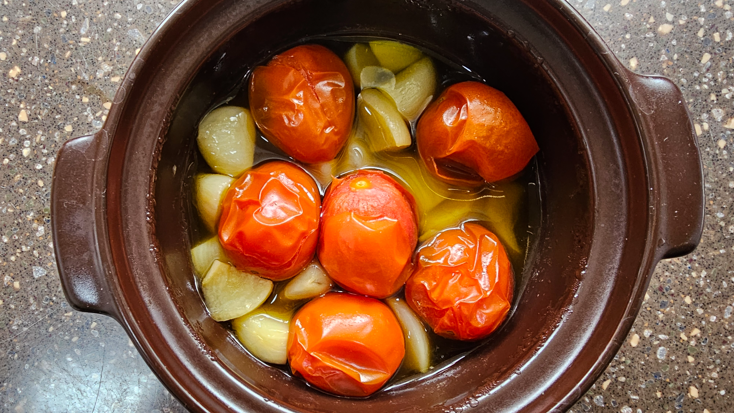 토마토 마늘 콩피 만들기