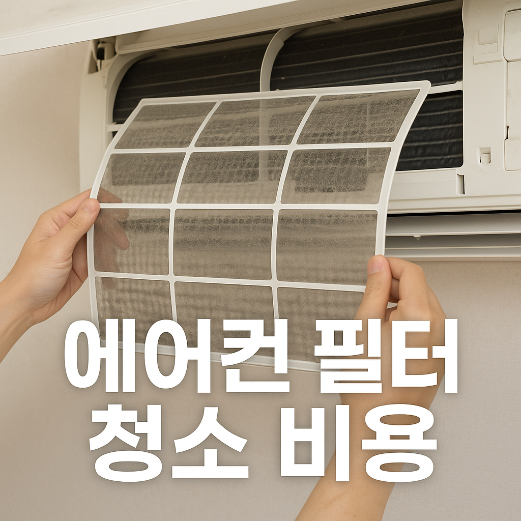에어컨 필터 청소 비용 관련 이미지
