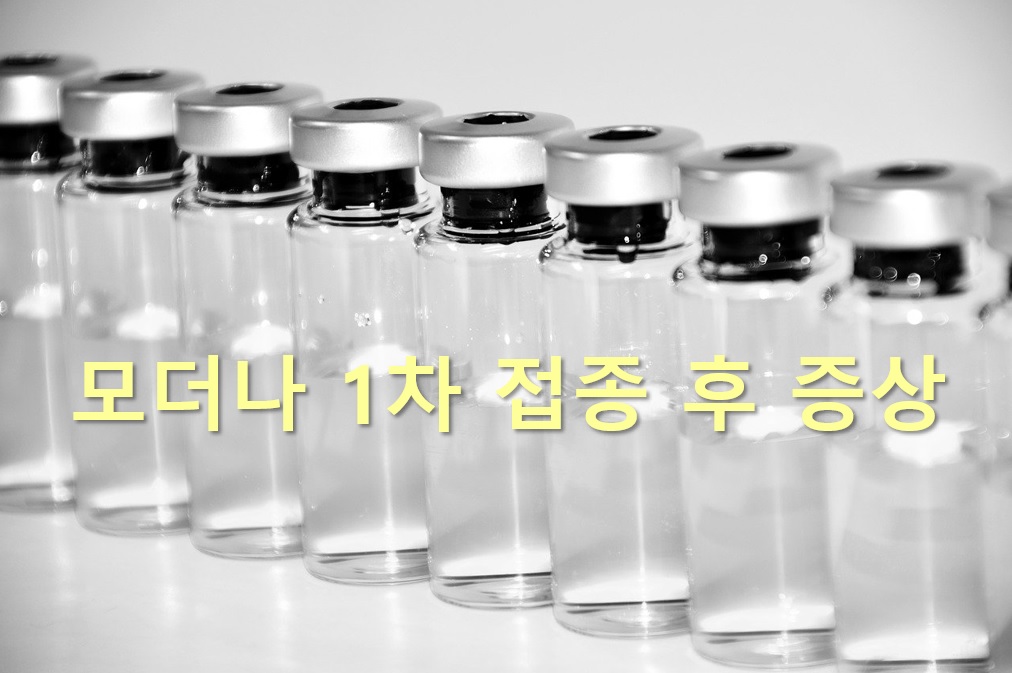  모더나 백신 1차 접종 후 주변 지인들의 다양한 증상
