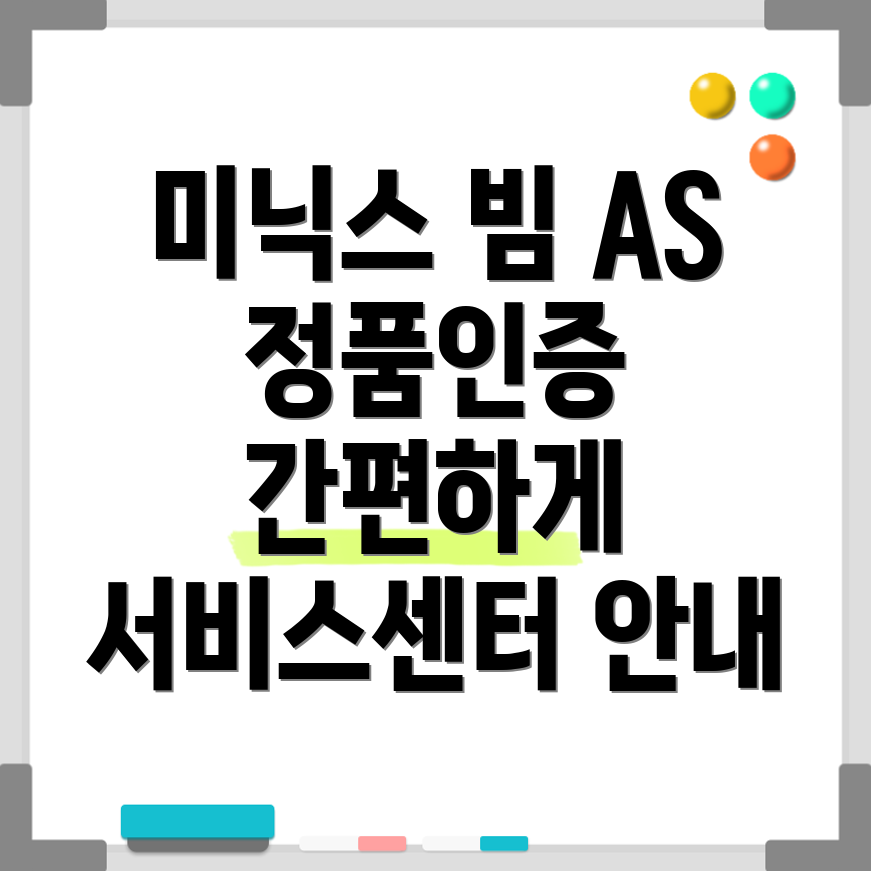미닉스 빔 프로젝터 AS