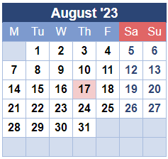 2023년 인도네시아 공휴일 일정 (총 18일)
8