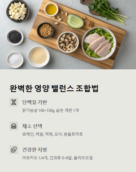 완벽한 영양 밸런스 조합법