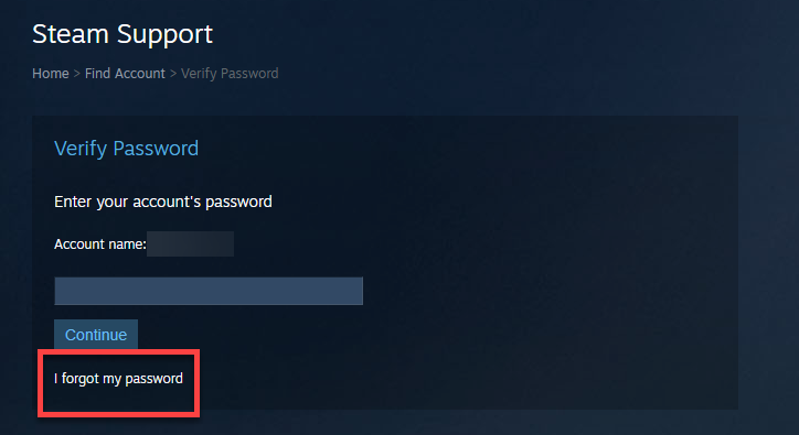 Verify Password