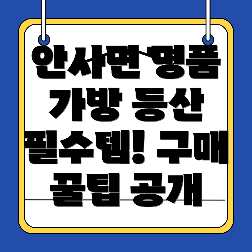 등산가방