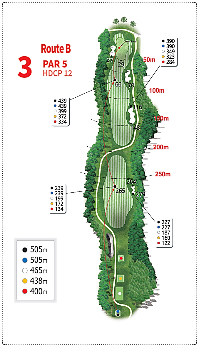 루트52cc B 코스 3번 홀