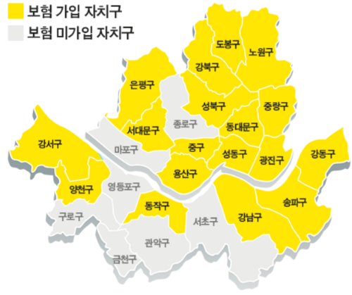2022 서울시 자전거 단체 보험 자치구에 주민등록이 되어있는 구민(등록외국인 포함)이면 누구나 가입절차 없이 자동으로 보험에 가입됩니다.