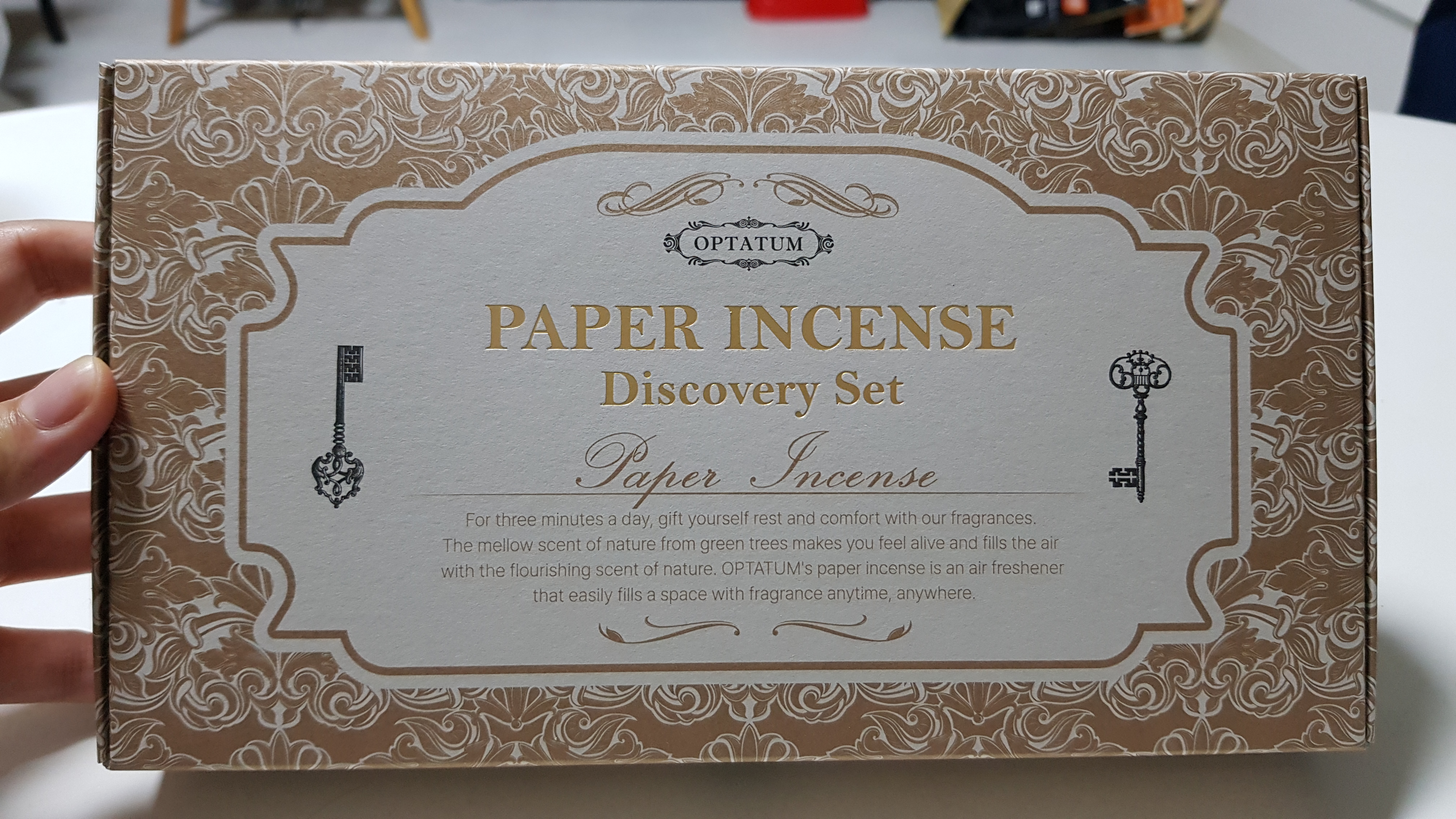  optatum paper incense discovery set 선물용 옵타움 페이퍼 인센스30대
