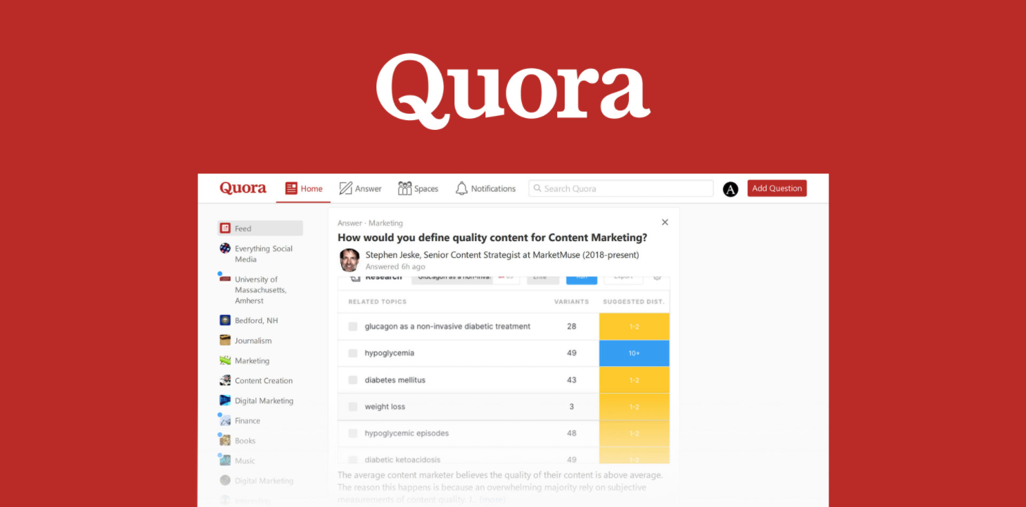 Quora 파트너 프로그램