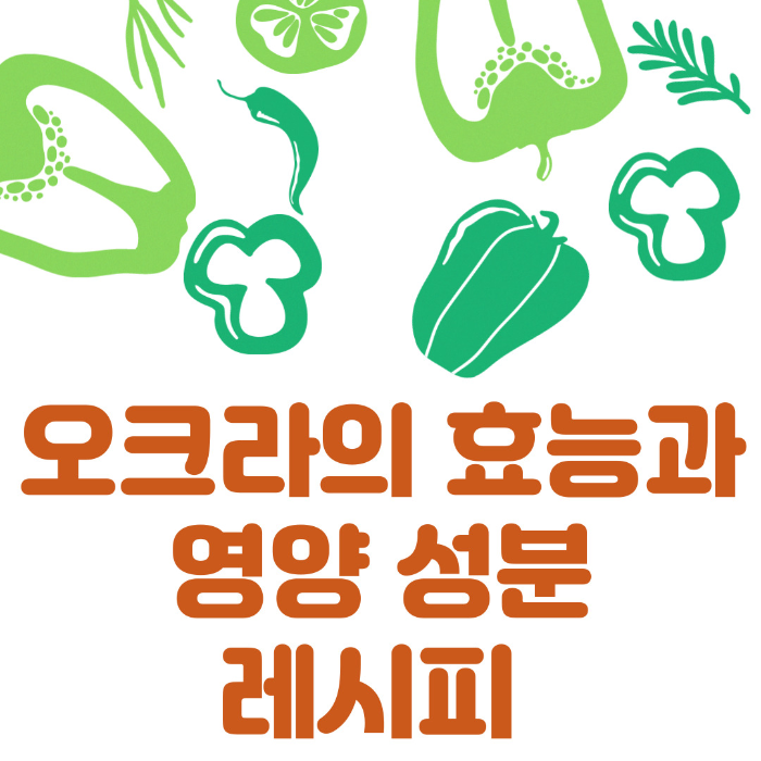  오크라 효능, 영양 성분, 레시피 알아보기