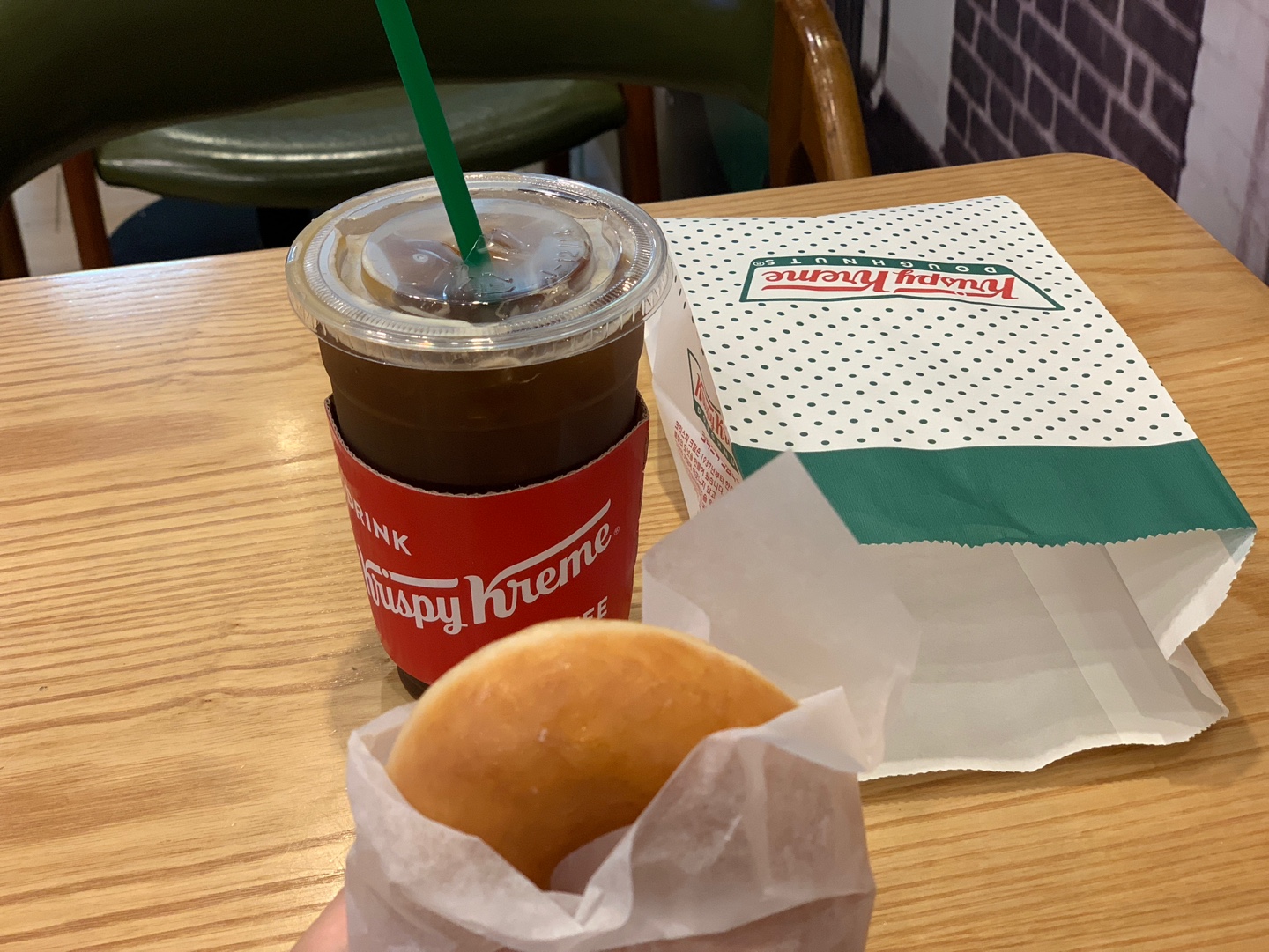 크리스피크림 도넛 세트 메뉴