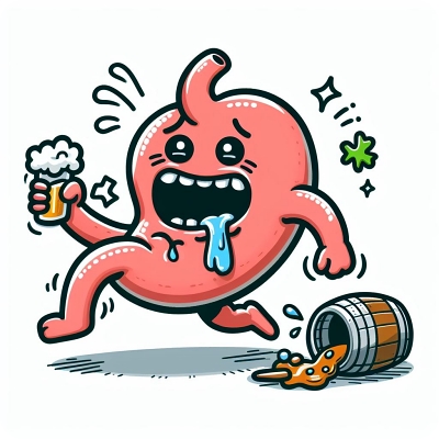 A-cartoon-image-that-depicts-a-stomach-that-is-drunk.
