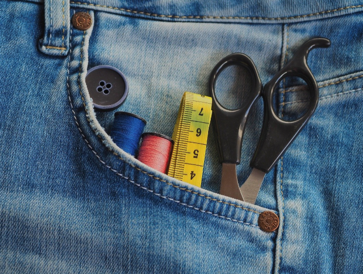 주머니에 담긴 다양한 도구들
