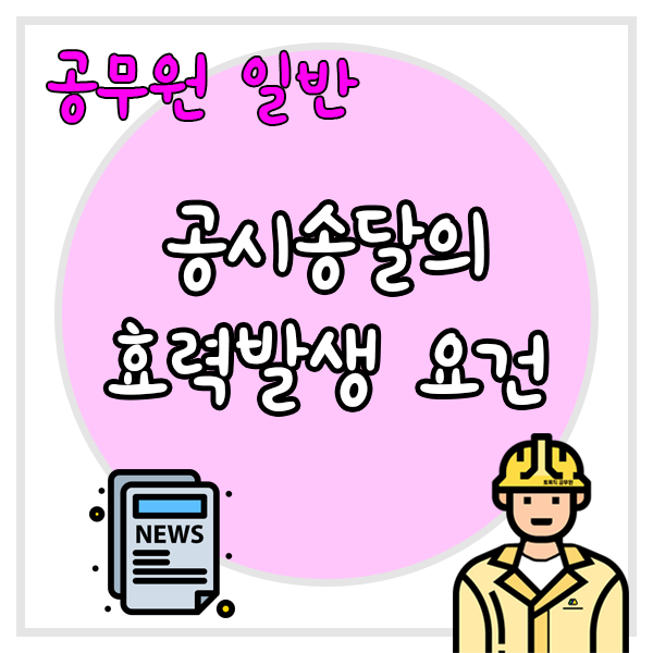  공시송달의 효력이 발생하는 요건
