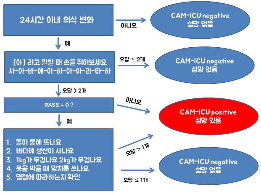 CAM-ICU 한글
