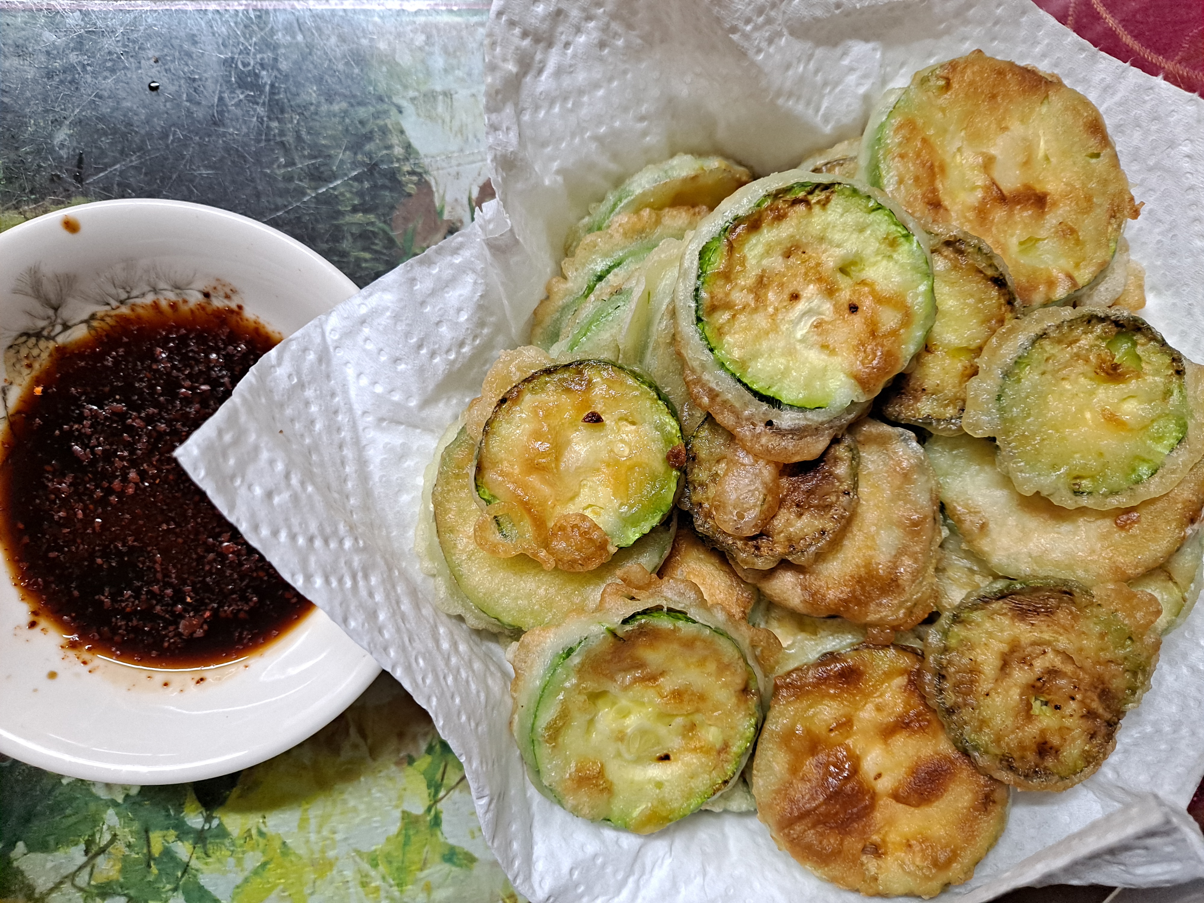  여름 밥상 대표 땟거리, 애호박전(Pan-fried Battered Zuccinni)