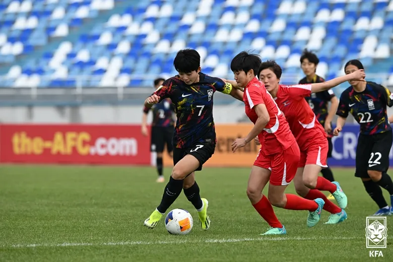 AFC U20 여자 아시안컵 북한전 결과