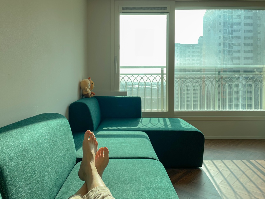 모듈소파 set3(딥그린색) 내돈내산 후기 [신혼집인테리어] 비아인키노 쇼룸방문/ 브레드 8