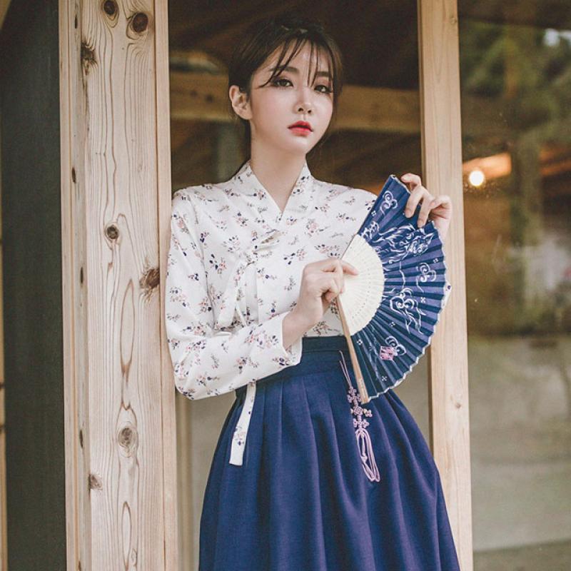 츄샵 보라빈 저고리 벚꽃여행ver