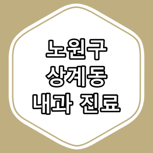 서울시 노원구 상계동 내과 전문의 진료 하는 동네 병원