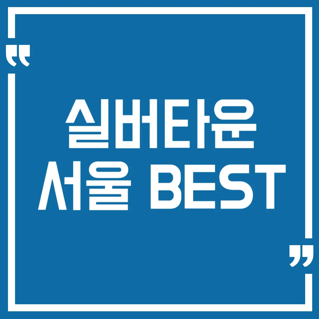 서울 실버타운 BEST5 추천