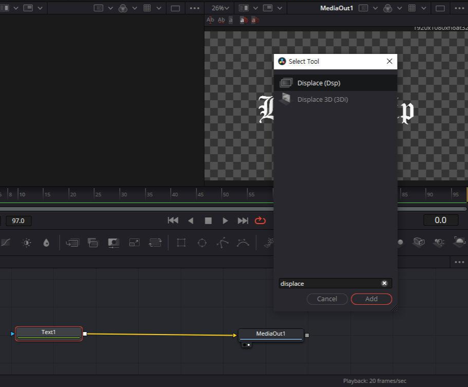 displace 노드 생성1