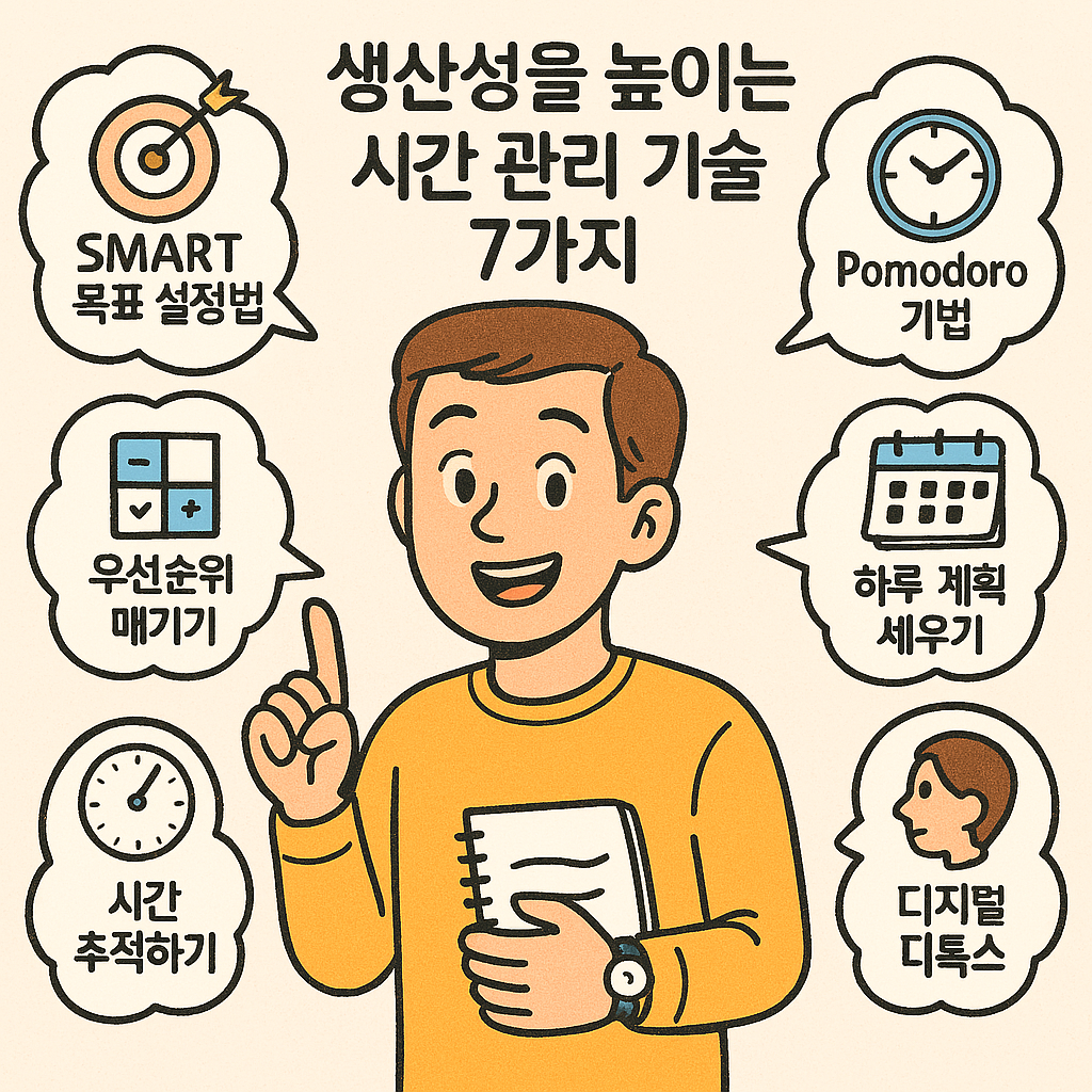 생산성 높이는 시간 관리