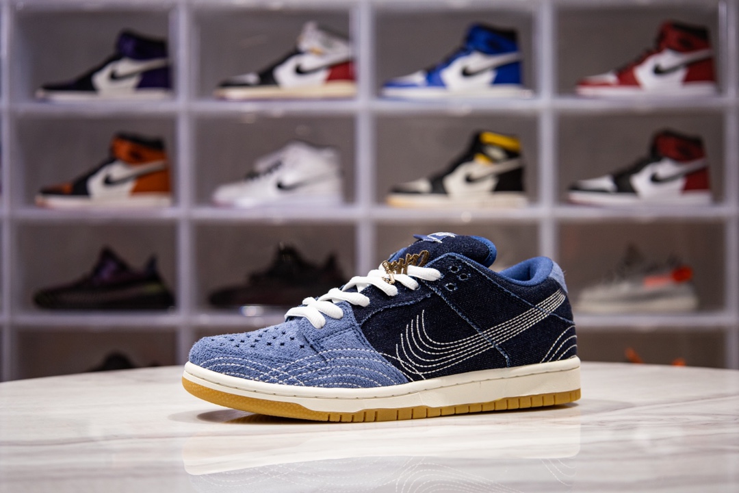  [NIKE] 나이키 SB 덩크 로우 PRM 사시코 SASHIKO CV0316-400