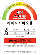 에너지 효율 등급 라벨 보는 방법