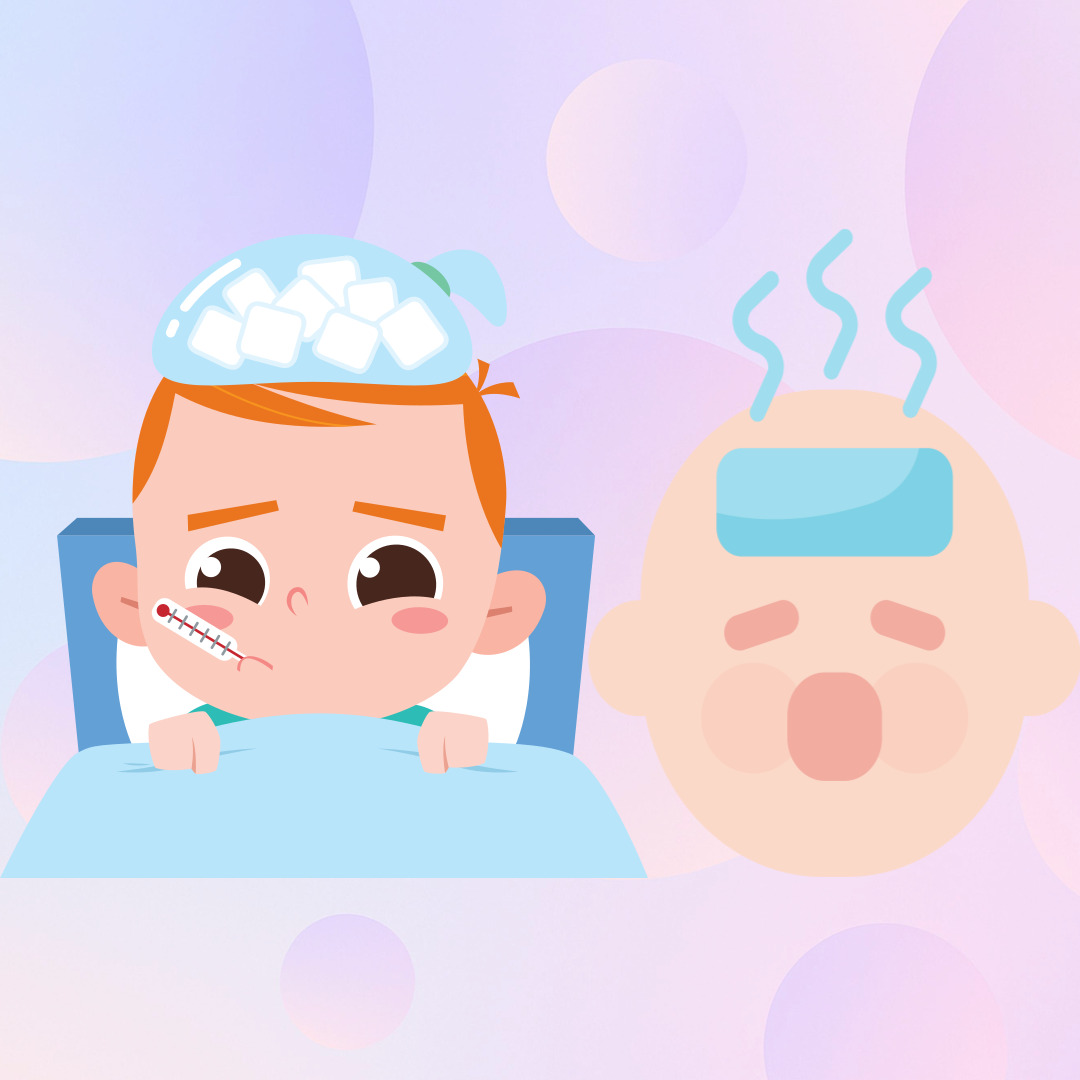 아이 해열제 관련 그림