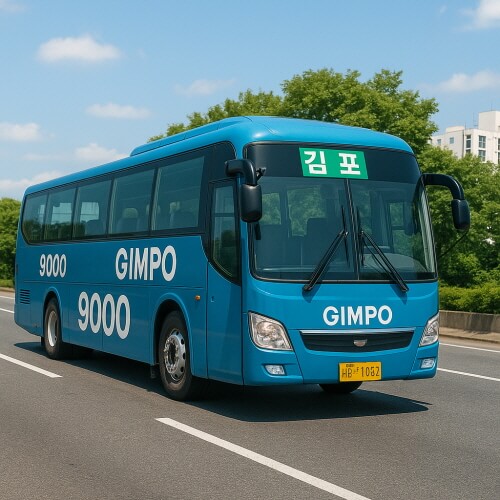 김포 9000번 버스 시간표 관련 사진