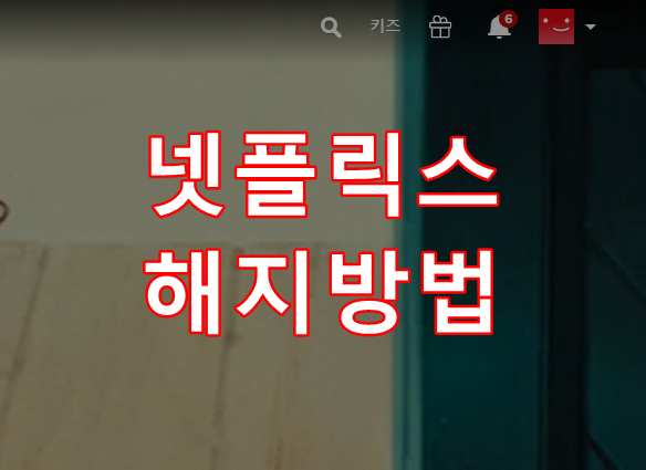  넷플릭스 해지 방법 정말 쉽네요.
