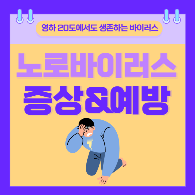  영하 20도에서도 생존하는 노로바이러스, 증상과 예방법