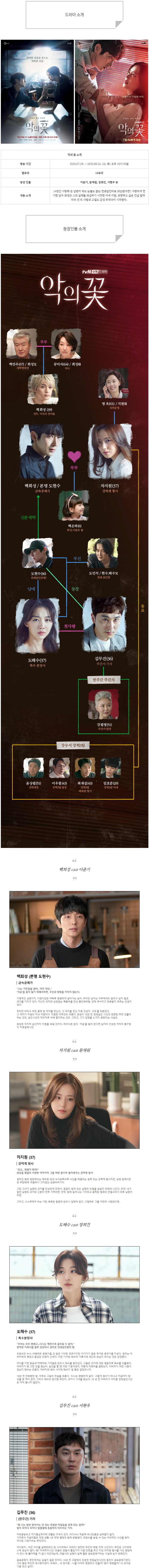  [수목드라마] 악의 꽃 인물관계도, 몇부작, 정보 소개